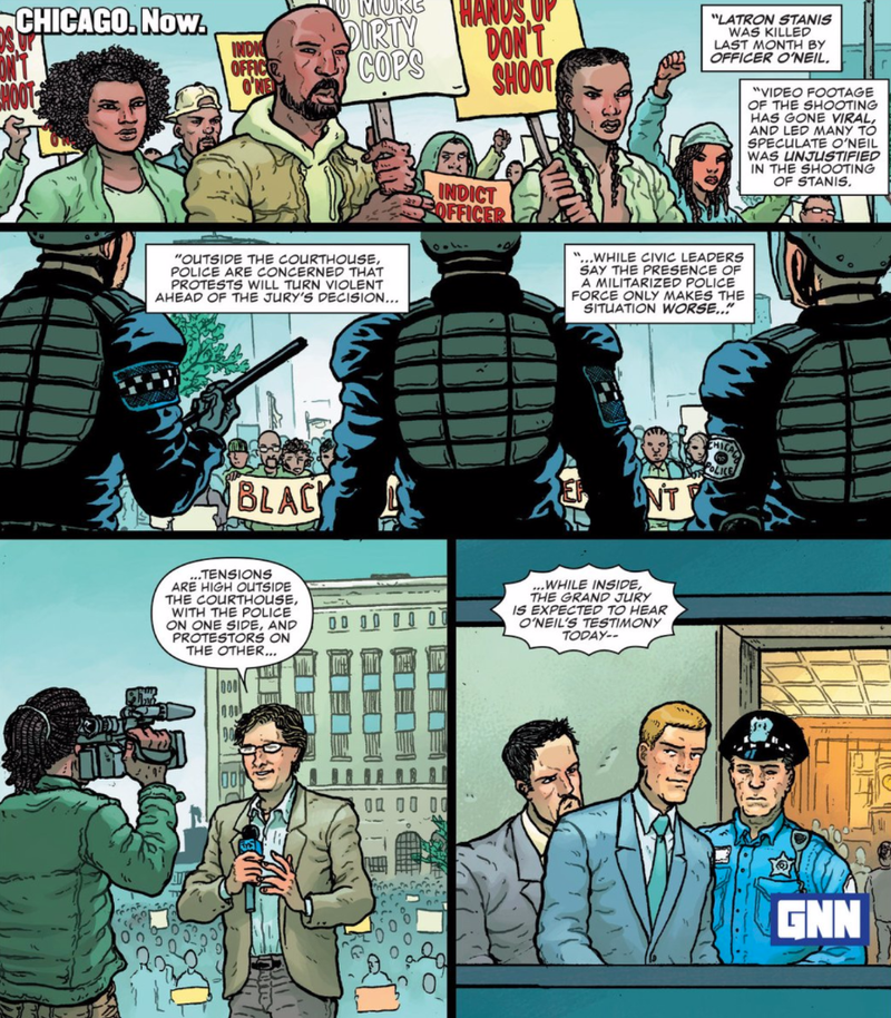 Illustration for article titled Nighthawk Is A Superhero Who's Trying to Fight Racism Head-On